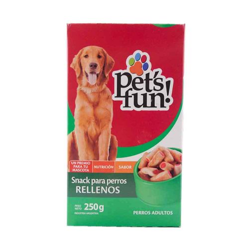 Snack Para Perros Rellenos Pet S Fun 250 Gr