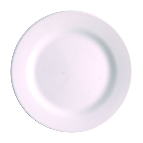 Plato Para Postre De Cerámica Blanco 18 Cm