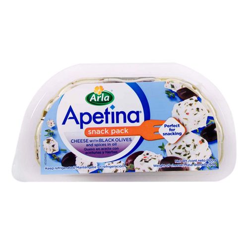 Queso Apetina Con Aceitunas 60 Gr