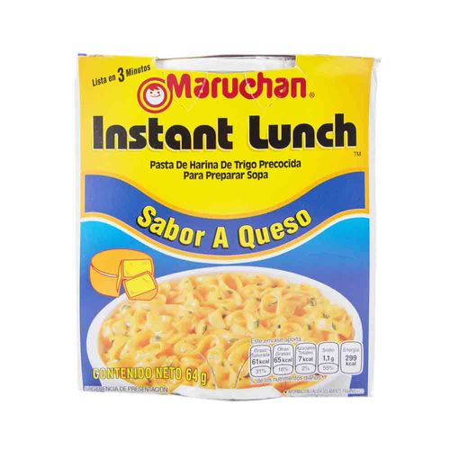 Sopa De Fideos De Fideos Maruchan De Queso 64-gr