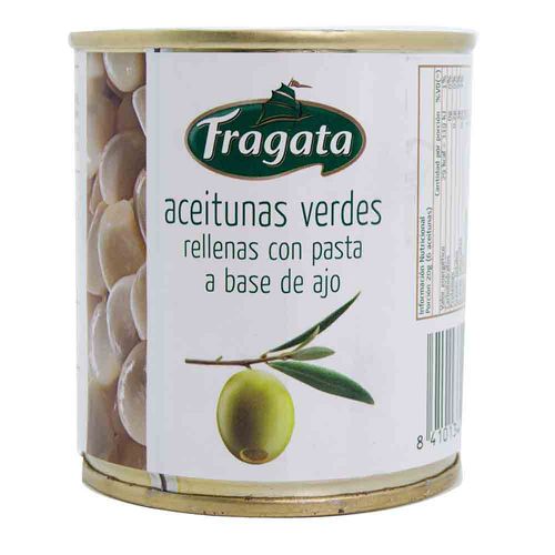 Aceitunas Fragata Rellenas Con Ajo 85 Gr