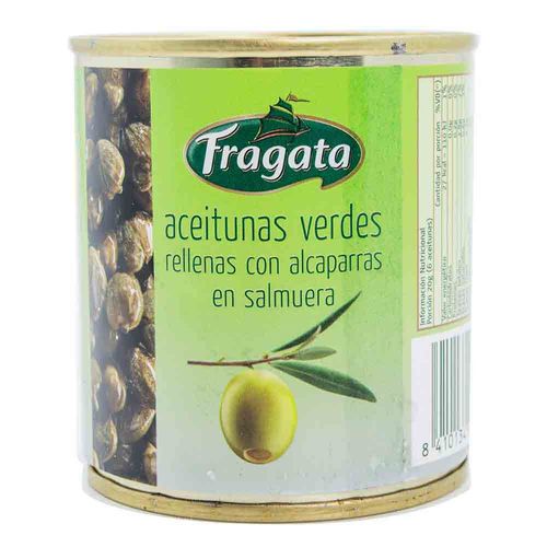 Aceitunas Fragata Rellenas Con Alcaparras 85 Gr