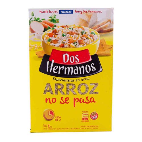 Arroz Pairboil Dos Hemanos 1 Kg