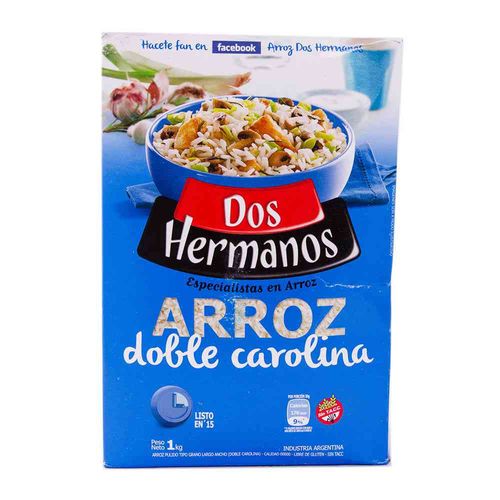 Arroz Dos Hemanos Doble Carolina 1 Kg