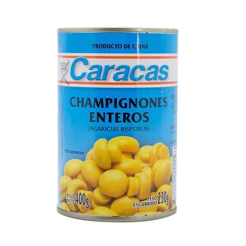 Champignón Entero Caracas 400 Gr.