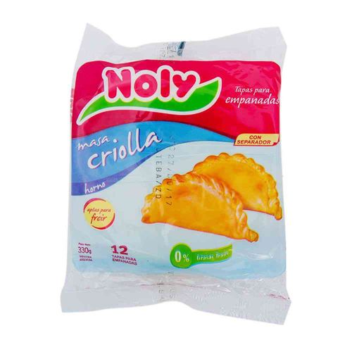 Tapas Para Empanadas Doña Noly Criollas X 330 G