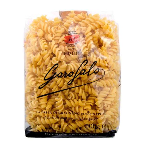 Fideos Fusilli Garofalo Corto 500 Gr