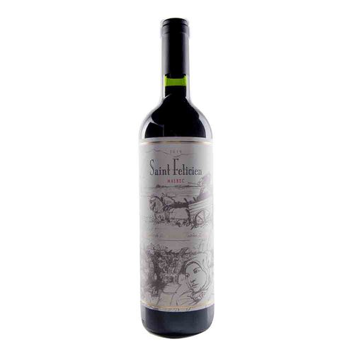 Vino Tinto Saint Felicien Malbec 750 Cc