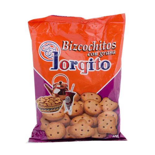 Bizcochos Jorgito De Grasa 400 Gr