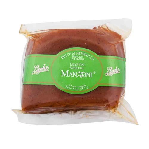 Dulce De Membrillo Manzoni Light 500 Gr