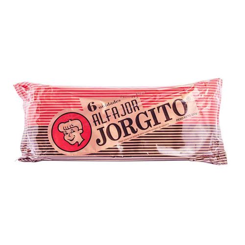 Alfajor Negro Con Dulce De Leche Jorgito 330 Gr