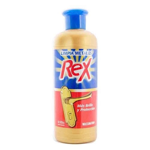 Limpia Metales Rex 500ml   Pet 500 Ml.