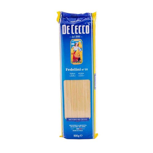 Fideos Fedelini De Cecco 500 Gr