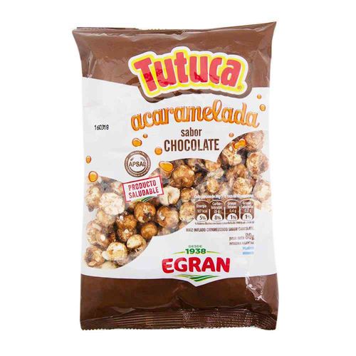 Maiz Inflado Acaramelado Con Chocolate Egran 80 Gr