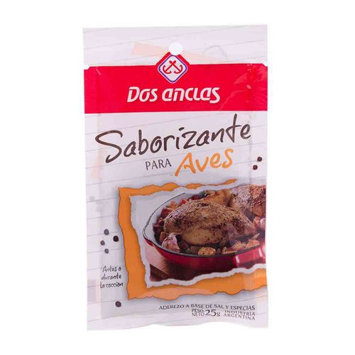 Condimentos Para Aves Dos Anclas 25 Gr