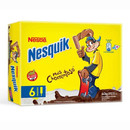 Helado Frigor Nesquik Mulipack 204 Gr 6 U