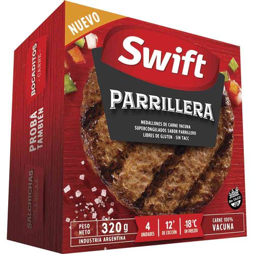 Medallones De Carne Parrilleros Swift 4 U- 320 Gr