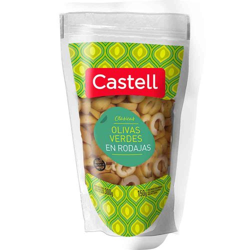 Aceitunas Castell Verdes En Rodajas 150 Gr