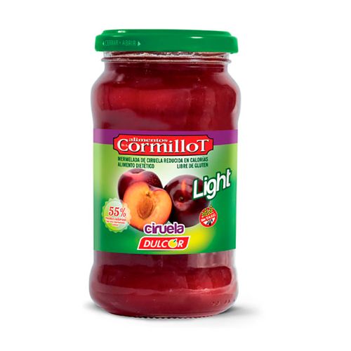 Mermelada Light Cormillot Ciruela 390 Gr