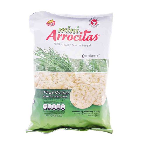 Galletas Arrocitas De Arroz 53g