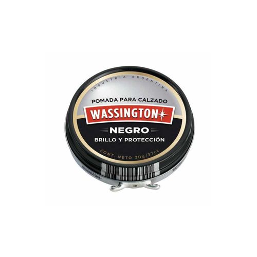 Pomada Para Calzado Wassington Negra 37ml