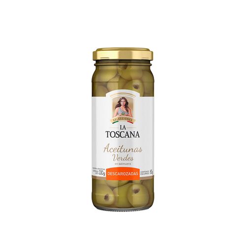 Aceitunas Verdes Descarozadas La Toscana 330 Gr