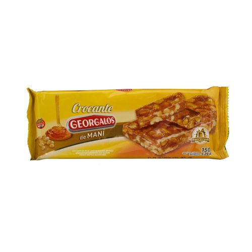 Turron Georgalos Especiales Crocante De Mani Tableta 150 Gr