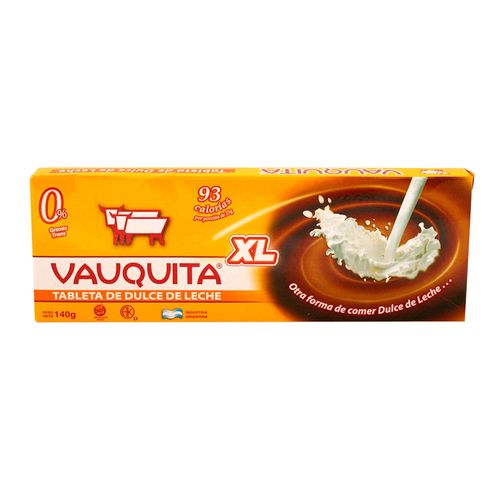 Tableta De Dulce De Leche Vauquita 140 Gr