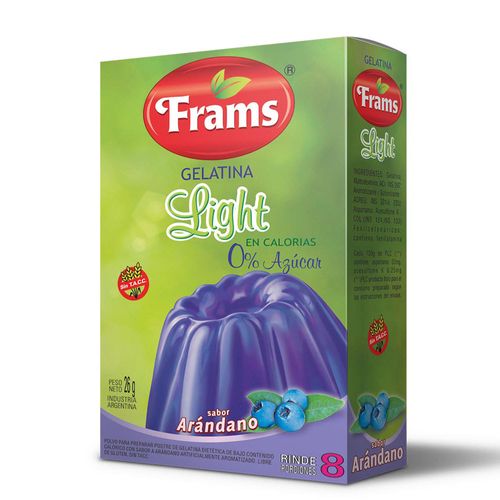Gelatina Light De Arándano Sin Tacc 26 Gr Frams
