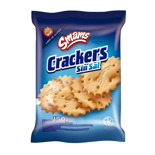 Galletitas Smams Crackers Sin Sal Light 150 Gr