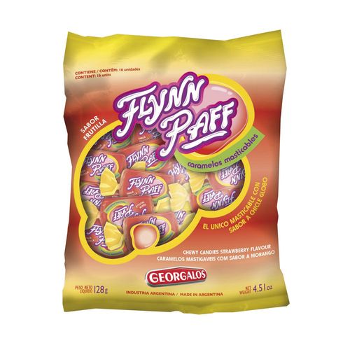 Caramelos Flyn Paff Frutilla 144 Gr