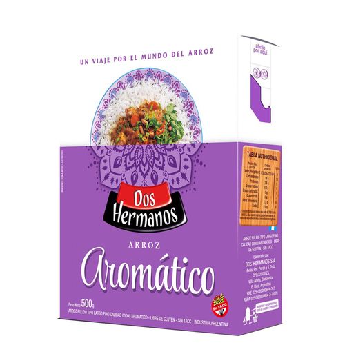 Arroz Grano Largo Aromatico Dos Hermaos  500 Gr