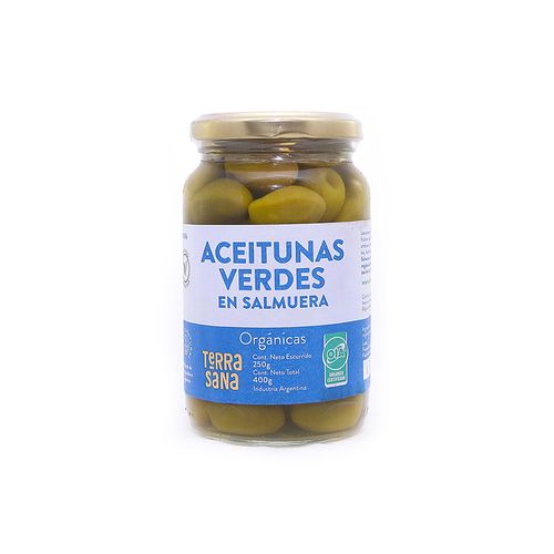 Aceitunas Verdes Orgánicas Terrasana 400 Gr