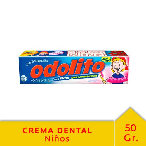 Crema Dental Odolito Frutilla 50 Gr