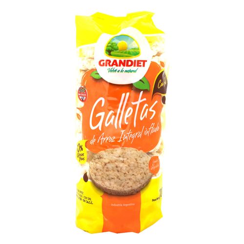 Discos Grandiet De Arroz Con Sal 100 Gr