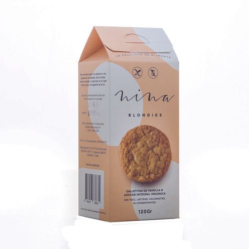 Galletitas Nina Vainilla Con Azúcar Orgánica 120 Gr