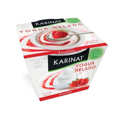 Yogurt Helado Frutilla Karinat 120 Gr