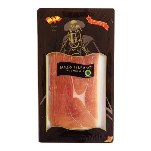 Jamón Crudo Feteado Porxas Serrano 100 Gr