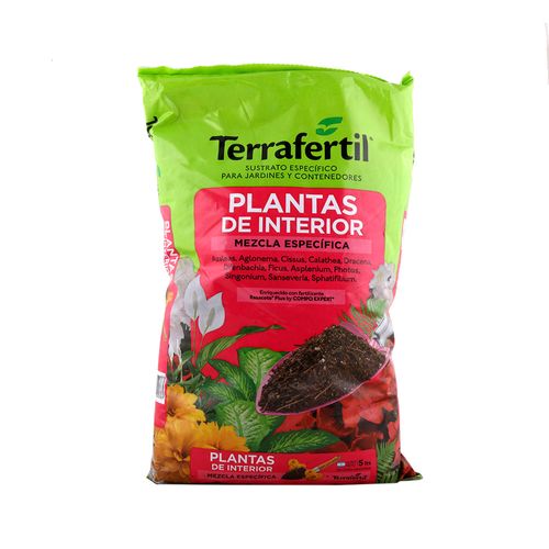 Sustrato Terrafértil Plantas De Interior 5 L