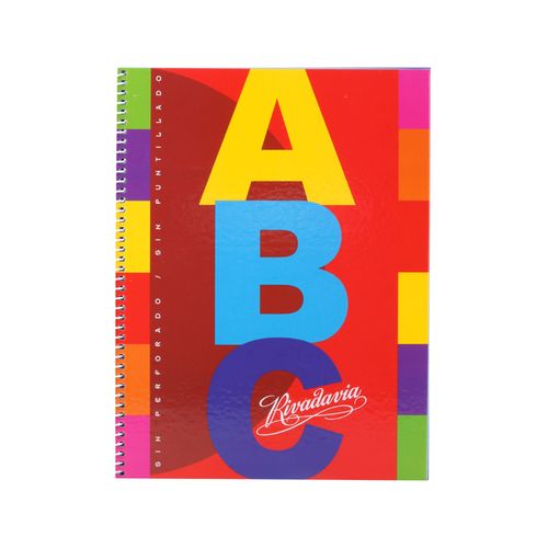 Cuaderno Rivadavia Abc Con Espiral Cuadric 60 Hojas