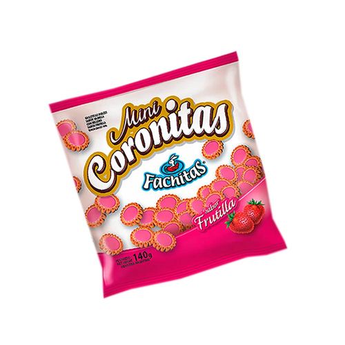 Mini Coronitas Frutillas Fachitas 140 Gr