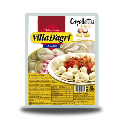 Capelletis Villa Dágri 4 Quesos 500g