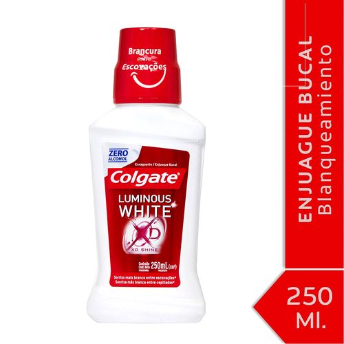 Enjuague Colgate Luminous White 250ml