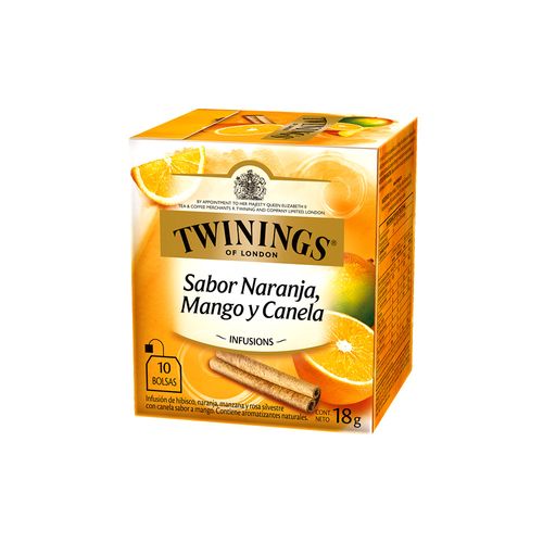 Te Twinings Naranja Mango Y Canela X 10 Saquit