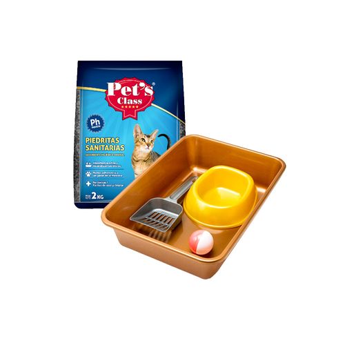 Accesorio Para Gatos Pets Class Kit Sanitario X1u