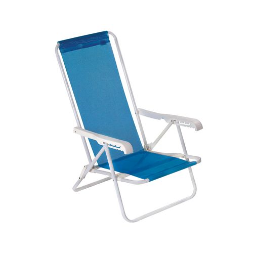 Silla Reclinable Mor 4 Posiciones Sanet Azul