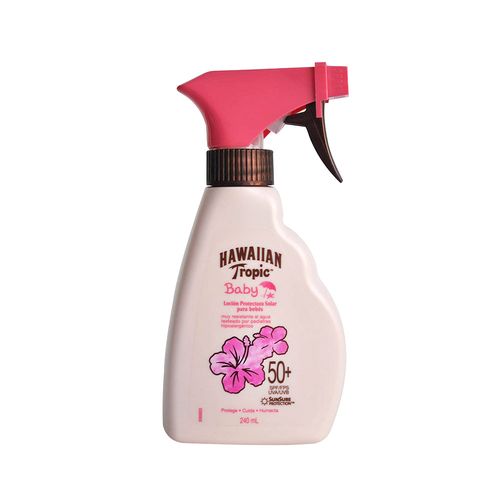 Loción Protectora Hawaiian Tropic Baby C/rociador Fps50 240ml