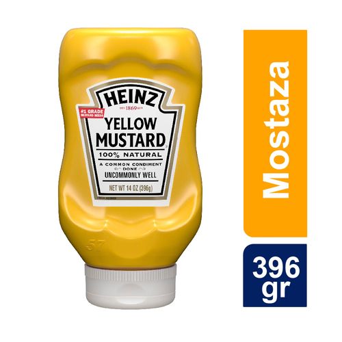 Mostaza Heinz Yellow Mustard 396 Gr