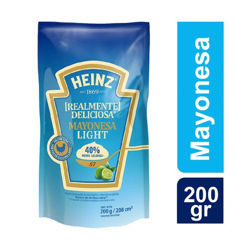 Mayonesa Light Heinz 200 Gr