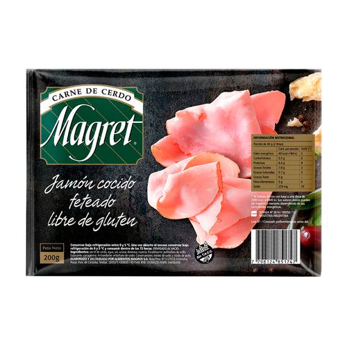 Jamón Cocido Feteado Magret X 200g